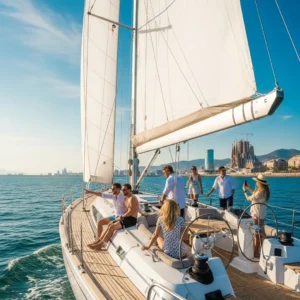 Paseo en barco Barcelona