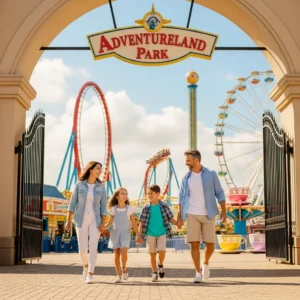 Entrada a parque recreativo